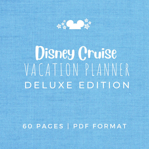 Disney Cruise Vacation Planner DELUXE Planner Printable