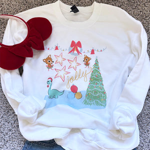 Disney Christmas Hollywood Studios Sweater Jollywood Nights Nostaglic Holiday Unisex Sweatshirt