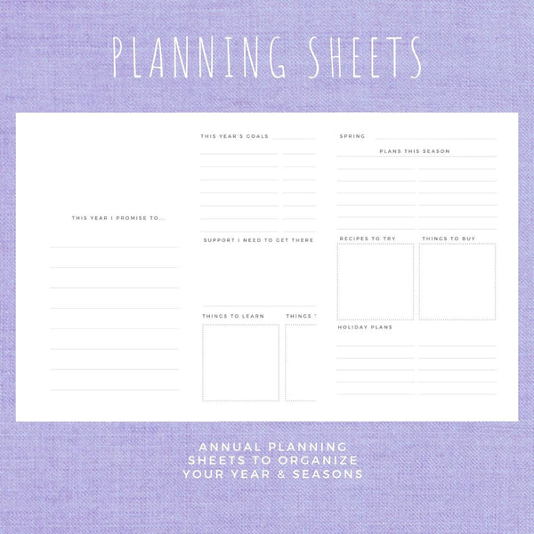 Planning Basics WEEKLY PLANNER Printable