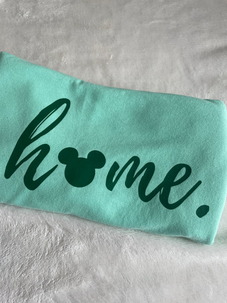 Mickey Home Tank Top Comfort Colors- READY TO SHIP- Green Ink - SMALL Island Reef