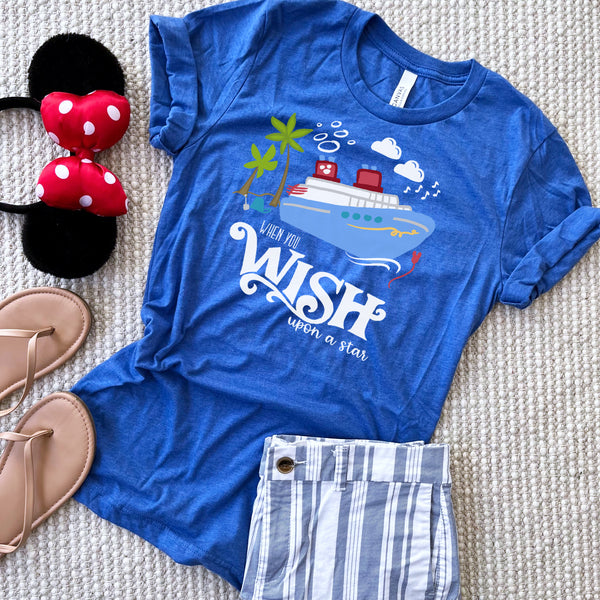 Disney Wish Cruise Shirt Disney Family Cruise Vacation Unisex T-shirt