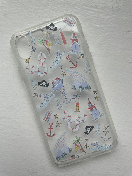 Disney Cruise Line iPhone Case Cruise Sketch Disney iPhone Case / iPhone XR READY TO SHIP