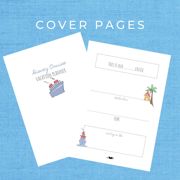 Disney Cruise Vacation Planner DELUXE Planner Printable