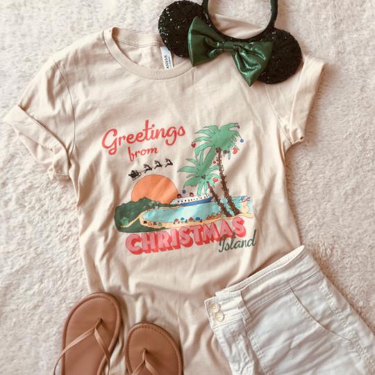 Castaway Cay Christmas Island Disney Cruise Line Very Merrytime Unisex t-shirt