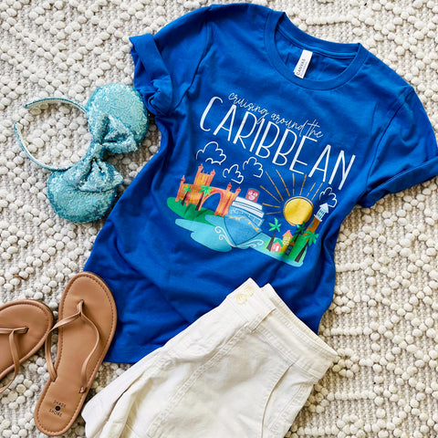 Disney Cruise Caribbean T-Shirt Disney Cruise Family Shirt Bahamas, Caribbean Disney Cruise T-Shirt