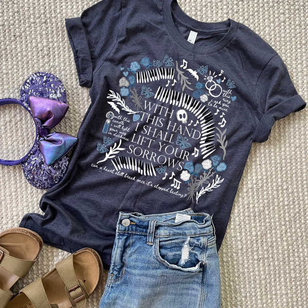 Corpse Bride T-Shirt Spooky Disney Halloween Gothic Wedding Emily and Victor T-Shirt