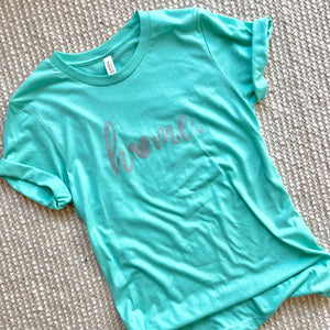 Mickey Home T-Shirt READY TO SHIP- Mint- SMALL