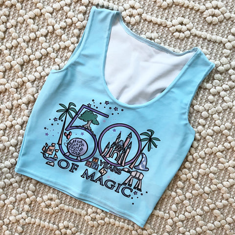 50 Years of Magic Crop Top-READY TO SHIP-SMALL