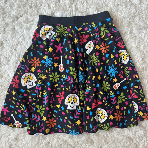 Coco Skater Skirt  - READY TO SHIP-Black- Small
