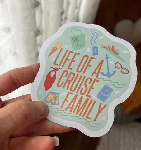 Cruise Family Magnet: Swiftie Inspired Vinyl Door Decor Colored Magnet