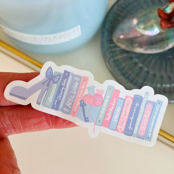 Cinderella Books Sticker Disney Princess Bookish Cinderella Fairytales Sticker