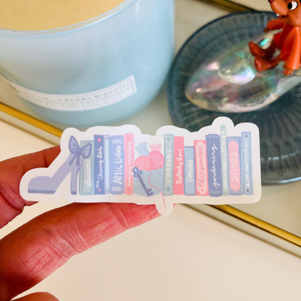 Cinderella Books Sticker Disney Princess Bookish Cinderella Fairytales Sticker