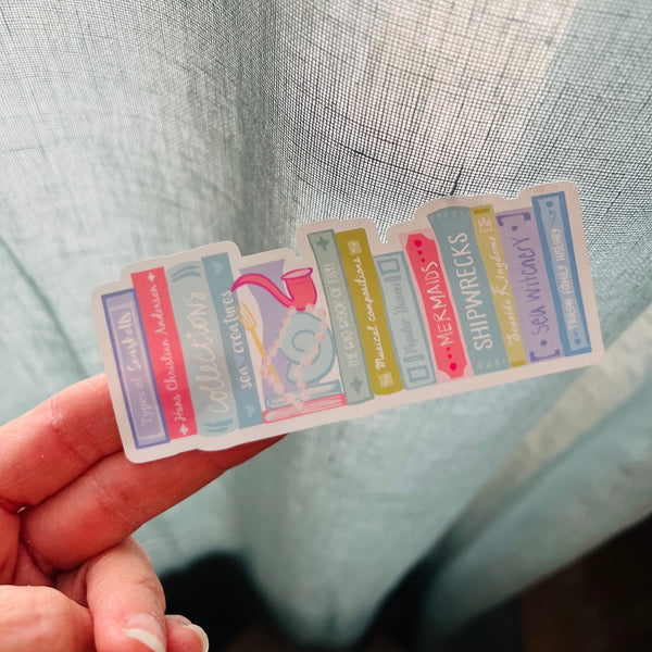 Ariel Books Sticker Disney Princess Bookish Fairytales The Little Mermaid Sticker