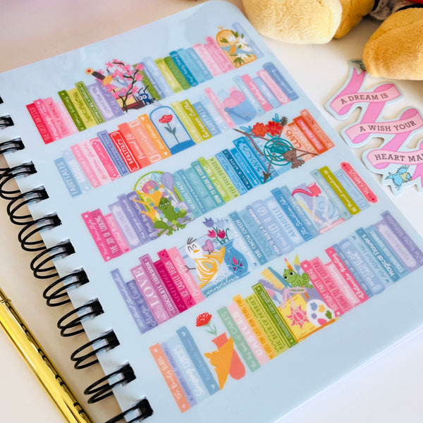 Disney Princesses Spiral Journal Glossy Cover 5 x 7 Wide Rule 150 Lined Pages Bookish Notebook