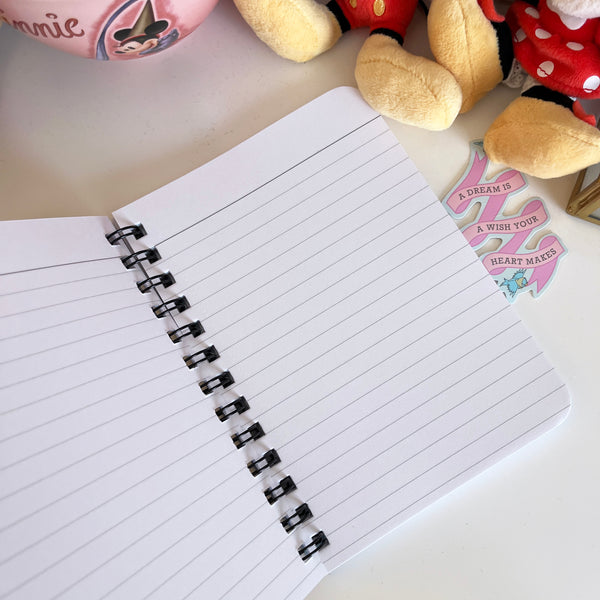 Disney Princesses Spiral Journal Glossy Cover 5 x 7 Wide Rule 150 Lined Pages Bookish Notebook