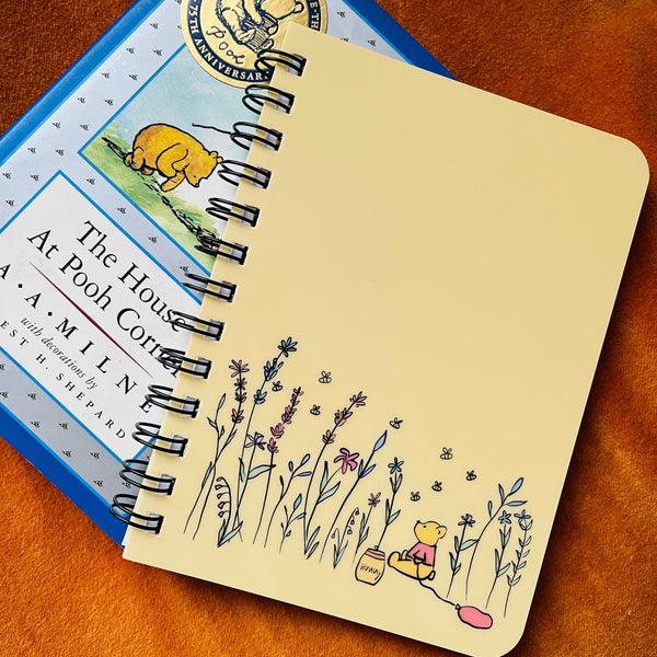 Winnie the Pooh Journal Spiral with Glossy Cover 5 x 7 Wide Rule 150 Lined Pages Disney Notebook