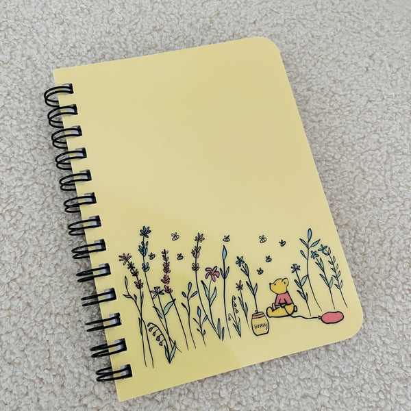 Winnie the Pooh Journal Spiral with Glossy Cover 5 x 7 Wide Rule 150 Lined Pages Disney Notebook