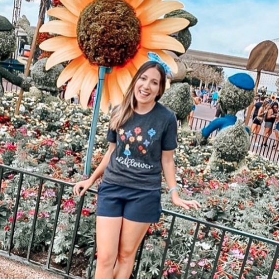 Alice in Wonderland Wildflower Disney T-Shirt Flower and Garden