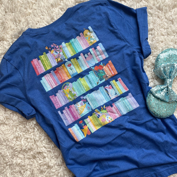 Disney Bookish Princess T-Shirt 2-Sided Disney Princess T-shirt