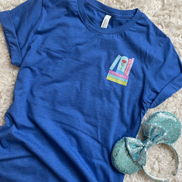 Disney Bookish Princess T-Shirt 2-Sided Disney Princess T-shirt
