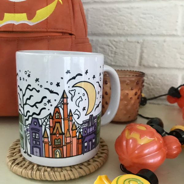 Main Street Halloween Disney Mug Halloween Castle Mug
