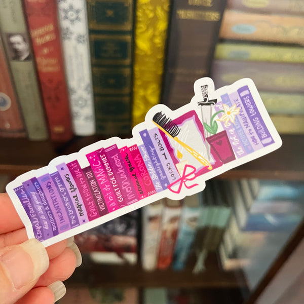 Mother Gothel Books Sticker Rapunzel Disney Villains Sticker Bookish Villains Fairytales Sticker
