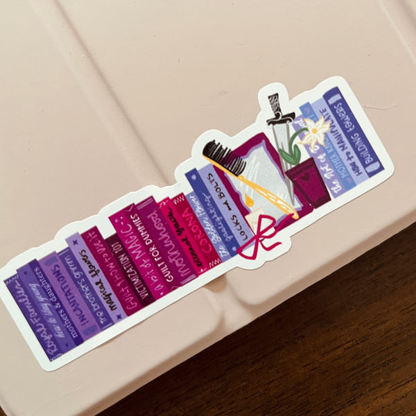 Mother Gothel Books Sticker Rapunzel Disney Villains Sticker Bookish Villains Fairytales Sticker