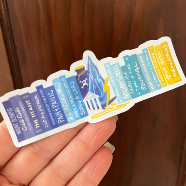 Hades Books Sticker Hercules God of Underworld Disney Villains Sticker Bookish Villains Fairytales Sticker