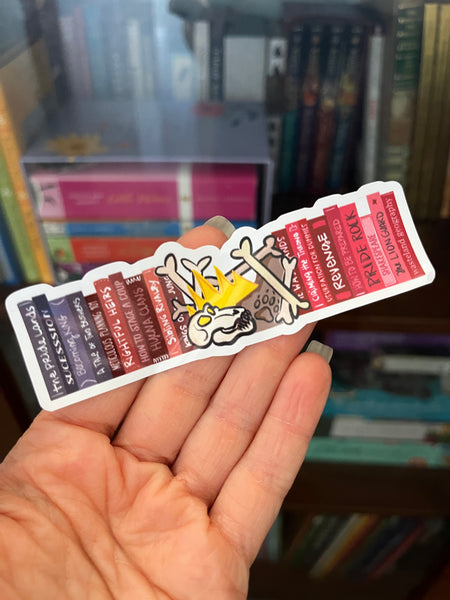 Scar Books Sticker Lion King Disney Villains Sticker Bookish Villains Fairytales Sticker