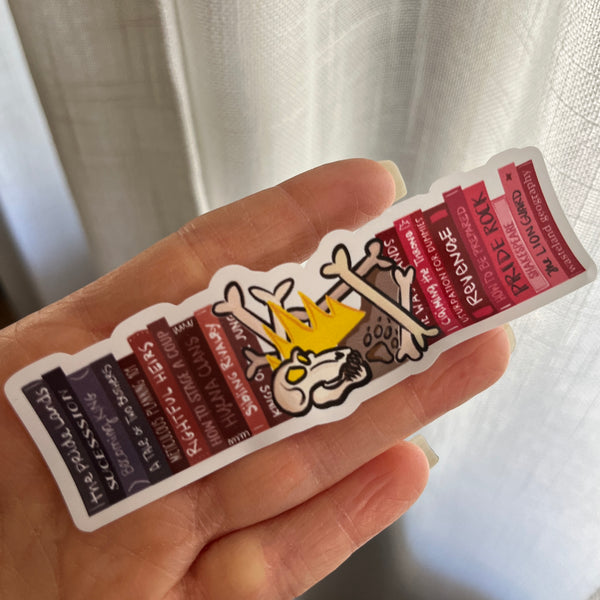 Scar Books Sticker Lion King Disney Villains Sticker Bookish Villains Fairytales Sticker
