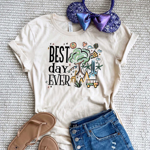 Disney Animal Kingdom T-Shirt Best Day Ever Disney Trip T-Shirt
