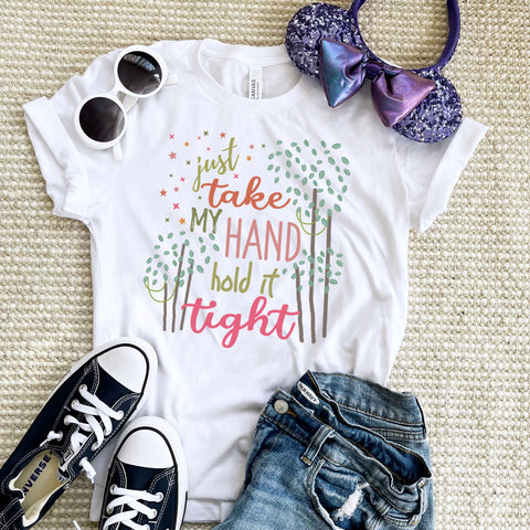 Tarzan T-shirt Just Take My Hand Hold it Tight Disney Tarzan T-shirt