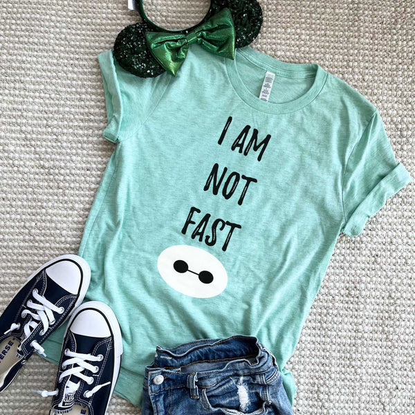 Baymax  I am not fast Disney Run Disney T-shirt