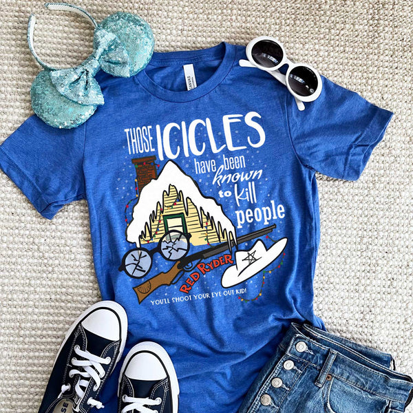 A Christmas Story T-Shirt Ralphie Those Icicles Have been Known Holiday Movie T-shirt
