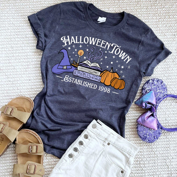 Halloweentown T-Shirt Disney Channel Halloween Movie 1998 Witch and Wizard Halloween T-Shirt