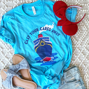 Disney Cruise Shirt Cast Your Cares Away Cruise Ship Unisex t-shirt