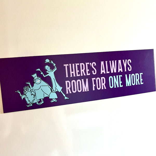 Haunted Mansion Car Magnet Disney Hitchhiking Ghosts- Always Room for One More