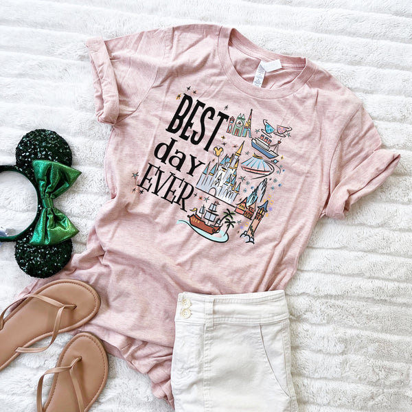 Tokyo Disney Best Day Ever T-shirt DisneySea Disneyland Shirt