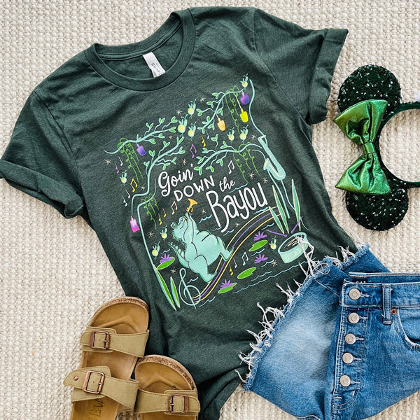 Bayou Adventure T-Shirt Disney Shirt Goin Down the Bayou Disney Tiana's Bayou Adventure Ride T-Shirt