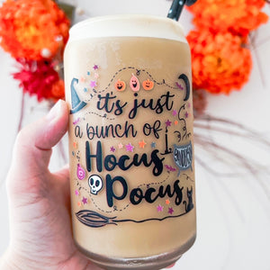 Hocus Pocus Disney Halloween Iced Coffee Can-shaped glass