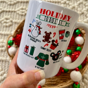 Disney Christmas Mug Disney Holiday Christmas Party To Do List Mug