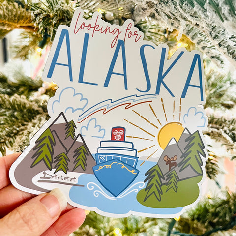 Disney Cruise Alaska Magnet Disney Cruise Door Magnet Writeable 5 x 5