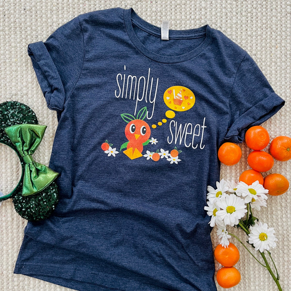 Florida Orange Bird T-Shirt Disney-Inspired Sunshine Tree Terrace Simply Sweet Citrus Swirl