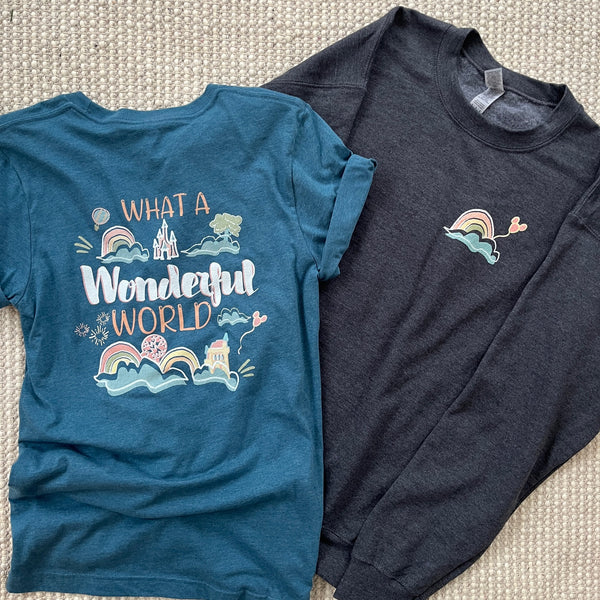 Wonderful World of Disney T-Shirt Walt Disney World Parks Unisex T-Shirt FRONT ONLY