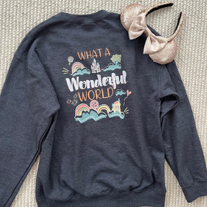 Wonderful World of Disney Sweatshirt Walt Disney World Parks Unisex Crew Sweatshirt