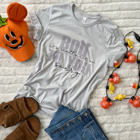 Disney Halloween Boo To You Parade Lyric Unisex t-shirt