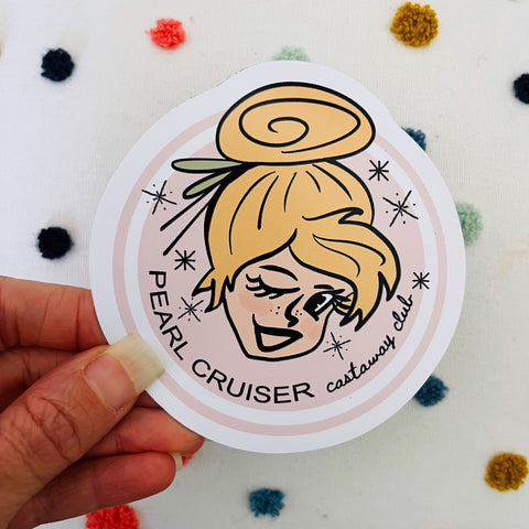 Castaway Club Magnet Disney Cruise PEARL - Tinkerbell Disney Cruise Passholder Pearl Cruiser Magnet