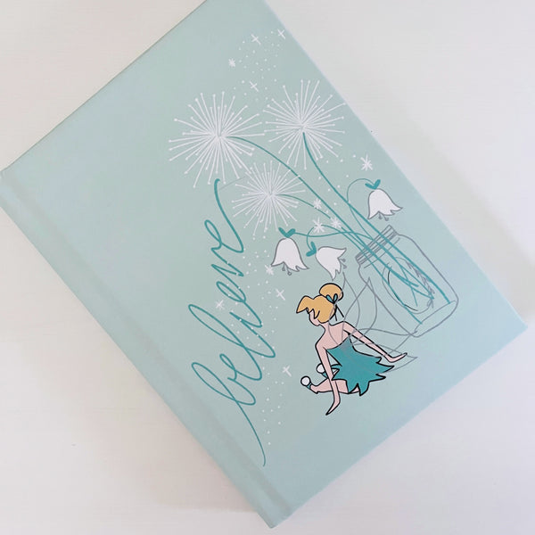 Tinkerbell Journal Believe in Fairies Journal 150 Pages, Lined, Matte Hardcover Disney Journal