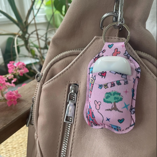 Disney World Keychain Hand Sanitizer Holder Keychain Disney Gift