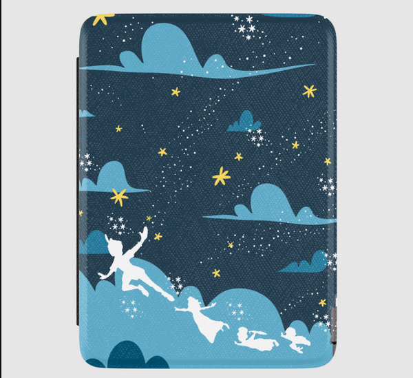 Peter Pan Kindle Case Off to Neverland London Nightsky Disney Kindle Case - Multiple Sizes